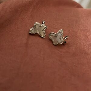 Sterling silver butterflies  earrings